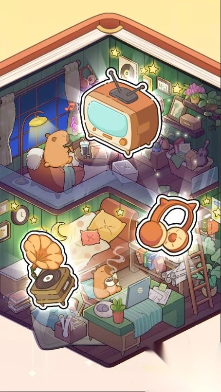 DIY贴纸温馨小屋