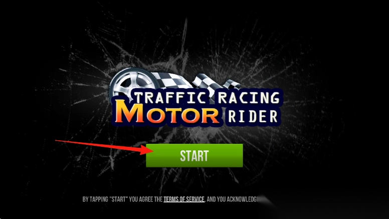 公路赛车摩托骑手