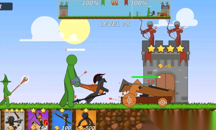 火柴人布娃娃战斗模拟器(4)