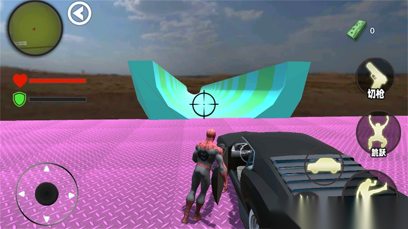 蜘蛛英雄特技车