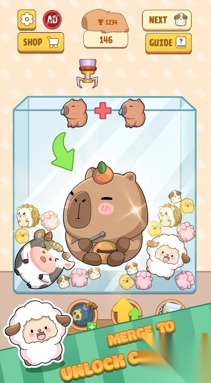 毛茸茸的水豚合并