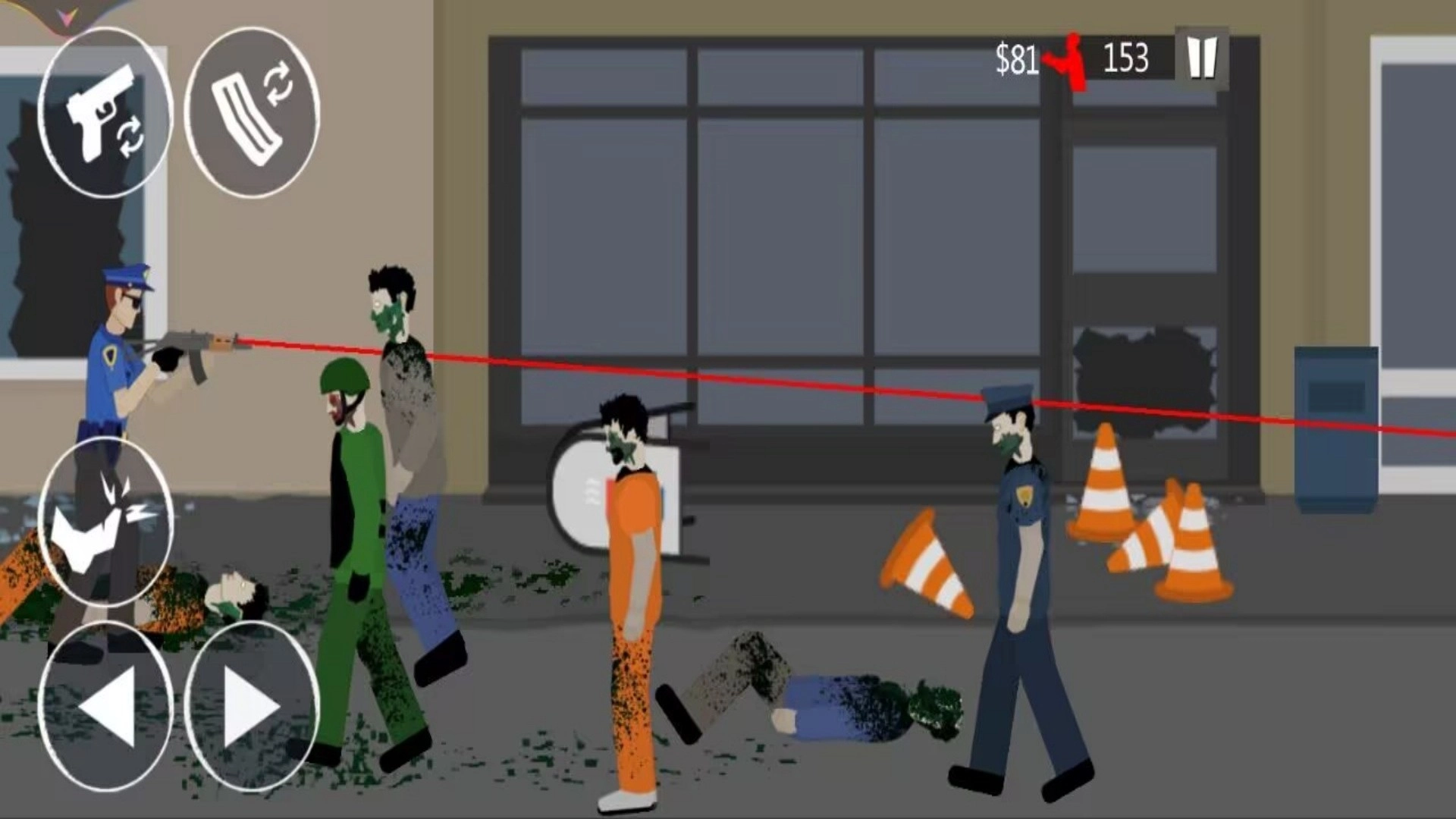 平面僵尸战场3D