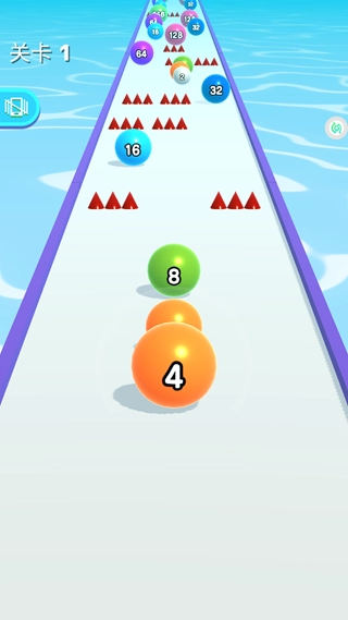 彩色躲避球球3D(1)