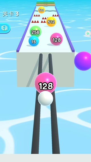 彩色躲避球球3D(2)