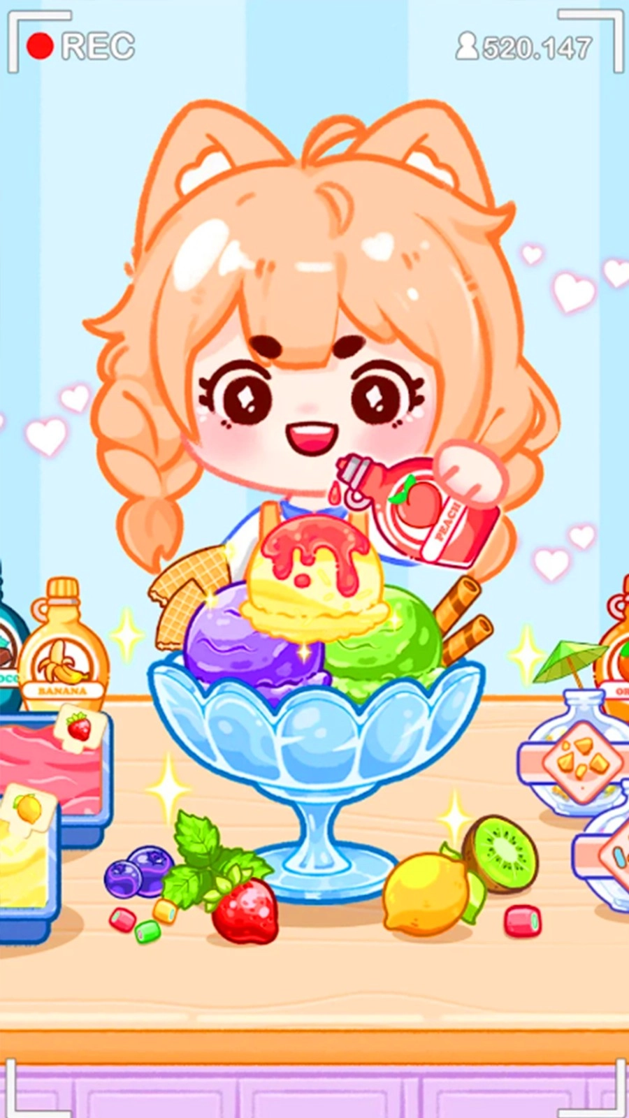 冰淇淋吃播达人