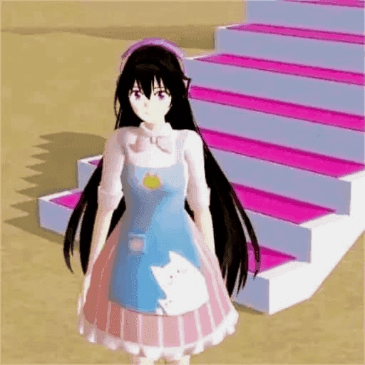 校园女孩樱瓣轻踏