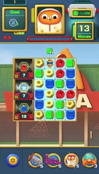 玛卡和罗尼Match3 LAB