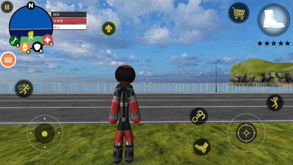 火柴人绳索救援