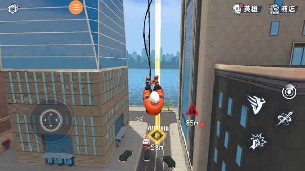 蜘蛛英雄飞天绳索