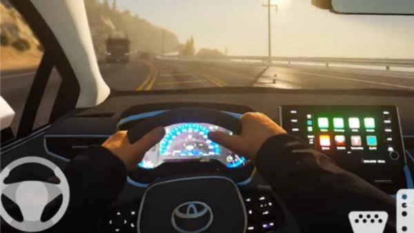 丰田汽车花冠驾驶