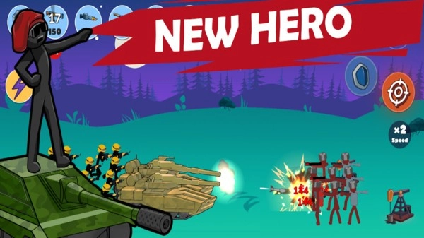 火柴人像素世界大战1