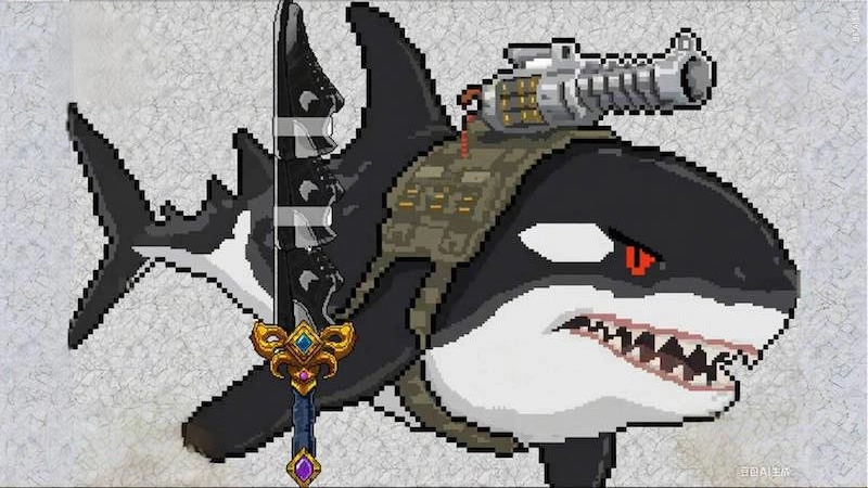 小人和小船刮鱼鳞