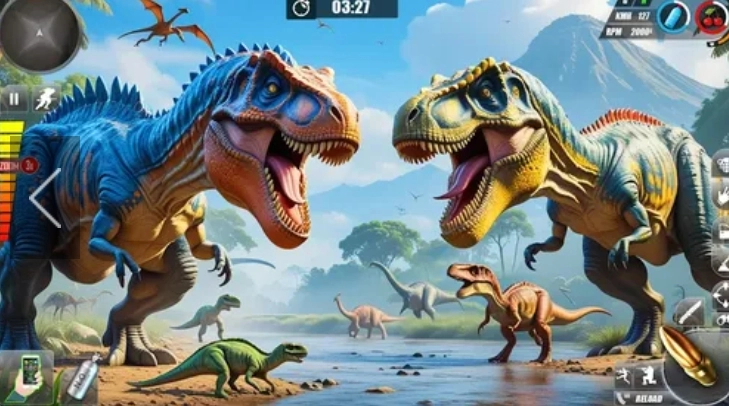 恐龙游戏家庭生活模拟截图2