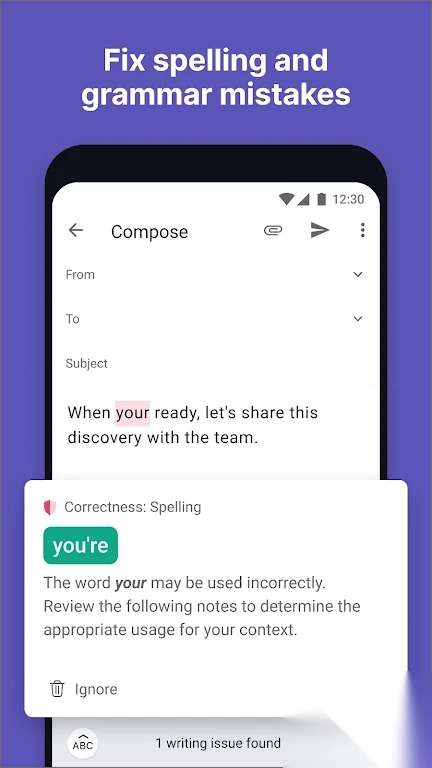 Grammarly苹果手机版图4