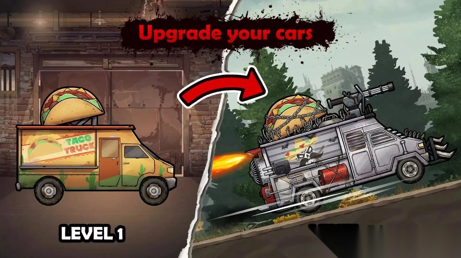 战车撞僵尸地牢截图2