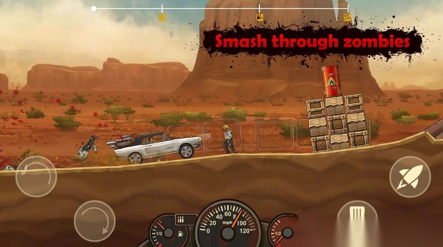 战车撞僵尸地牢截图4