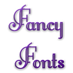 花式字体