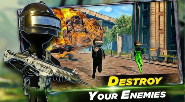 火柴人生存射击游戏安卓版图1