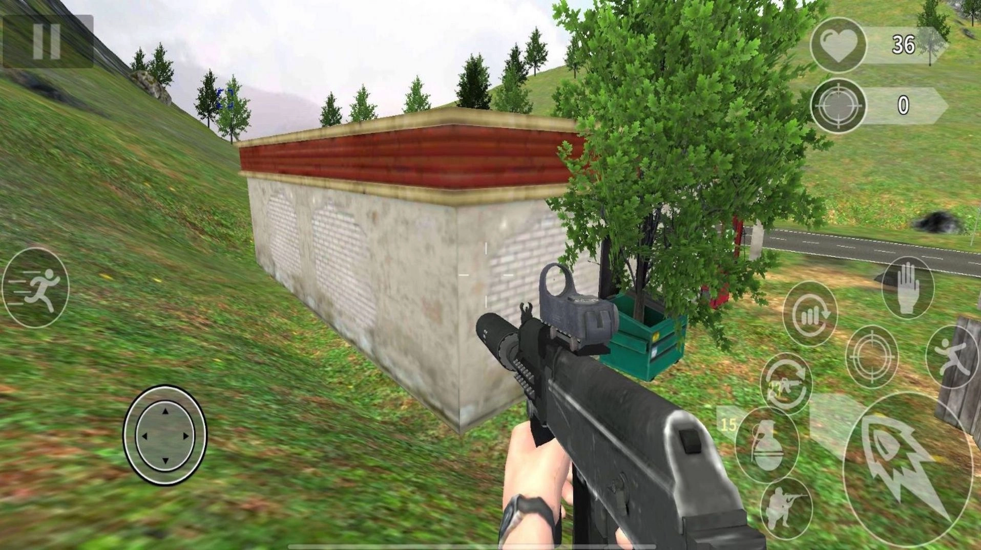 疯狂跳伞吃鸡最新版图1