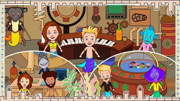 托卡城镇小人鱼游戏安卓版图3