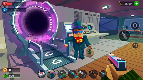 全民像素吃鸡战场游戏版图1