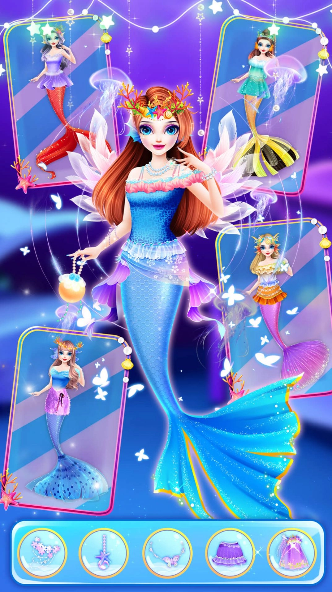 时尚美人鱼城堡装扮故事游戏最新版图5