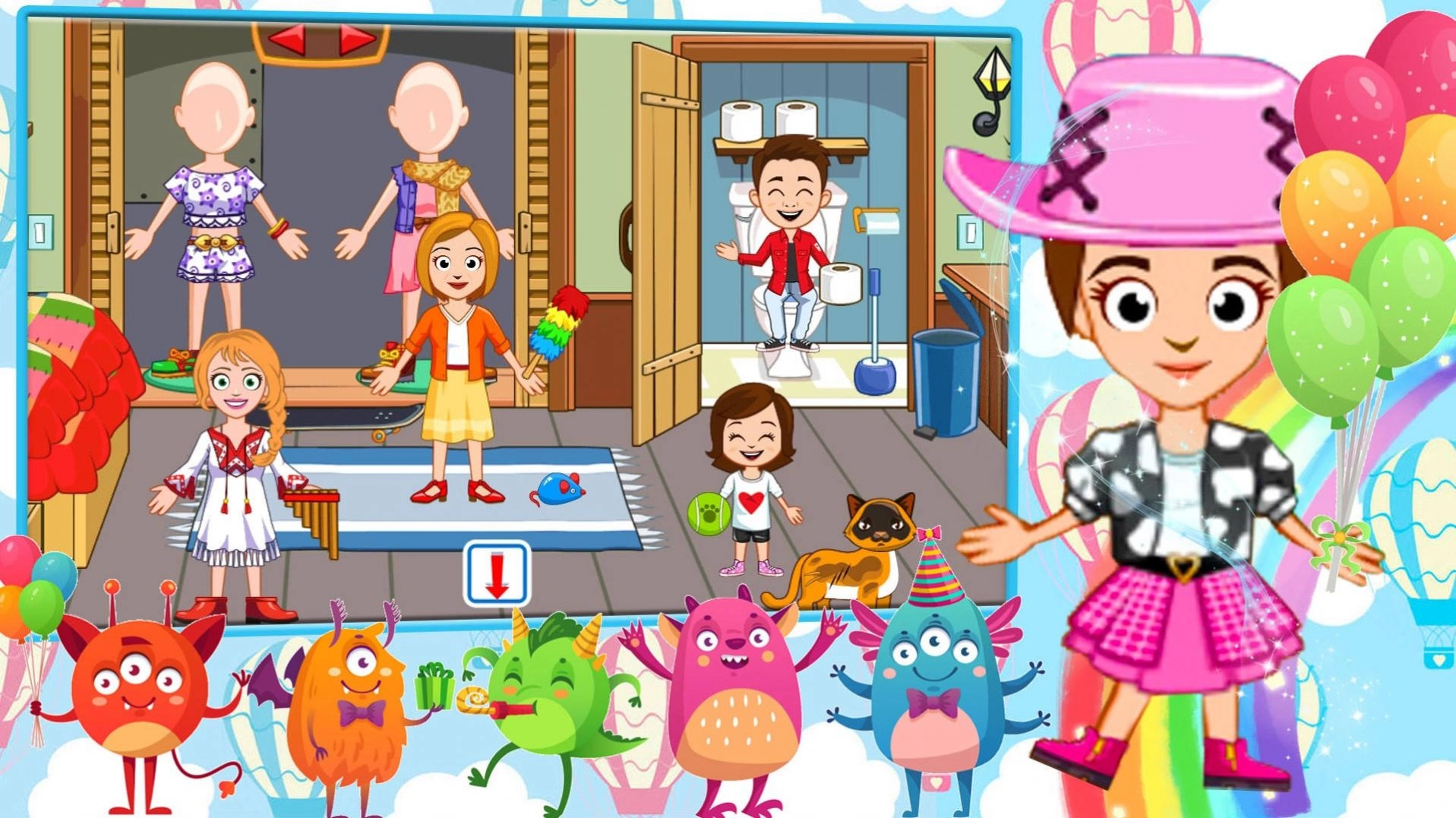 米加樱花校园小镇游戏版图1