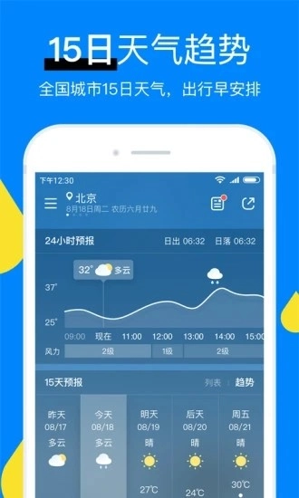 新晴天气预报图4