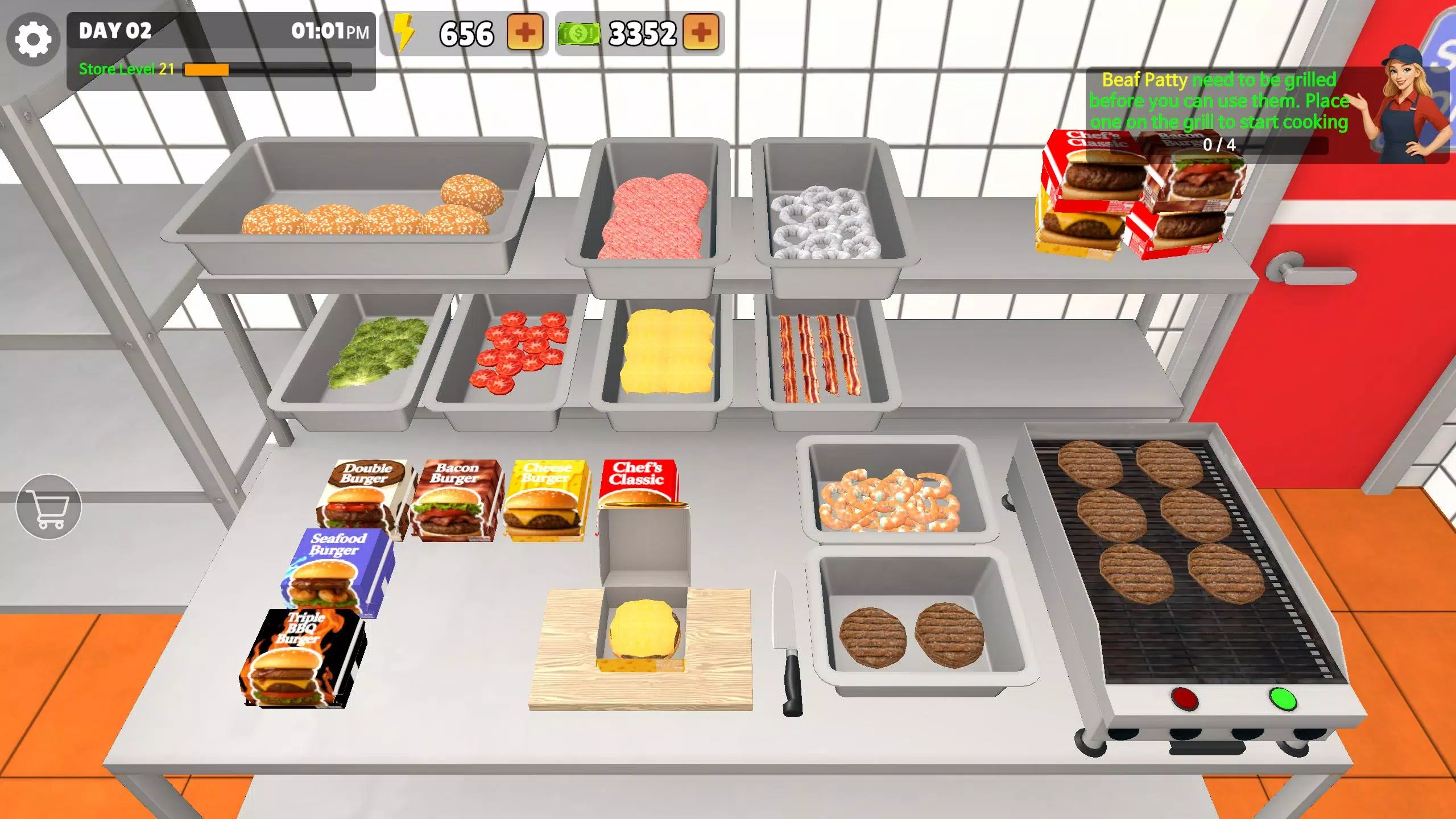 我的汉堡店模拟器(4)