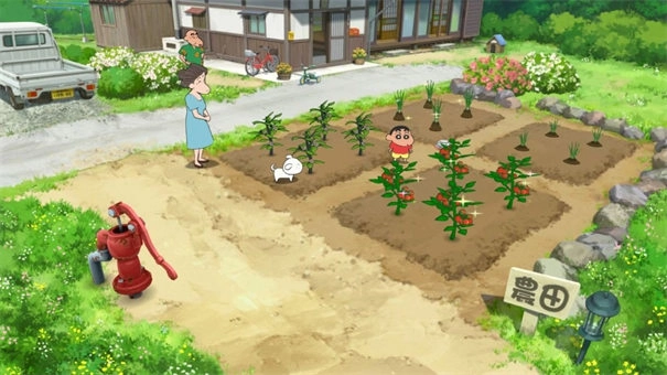 蜡笔小新煤炭镇的小白图1