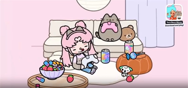 托卡生活世界胖吉猫联动