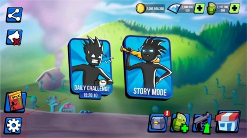 火柴人僵尸射击1