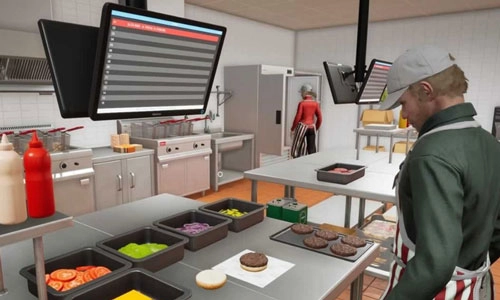 汉堡店打工模拟游戏特色
