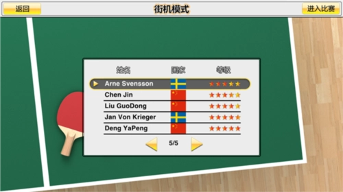 虚拟乒乓球2