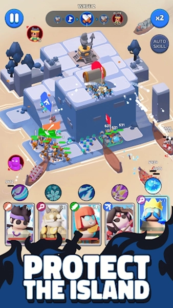 北方战争岛屿防御3d内购版图4