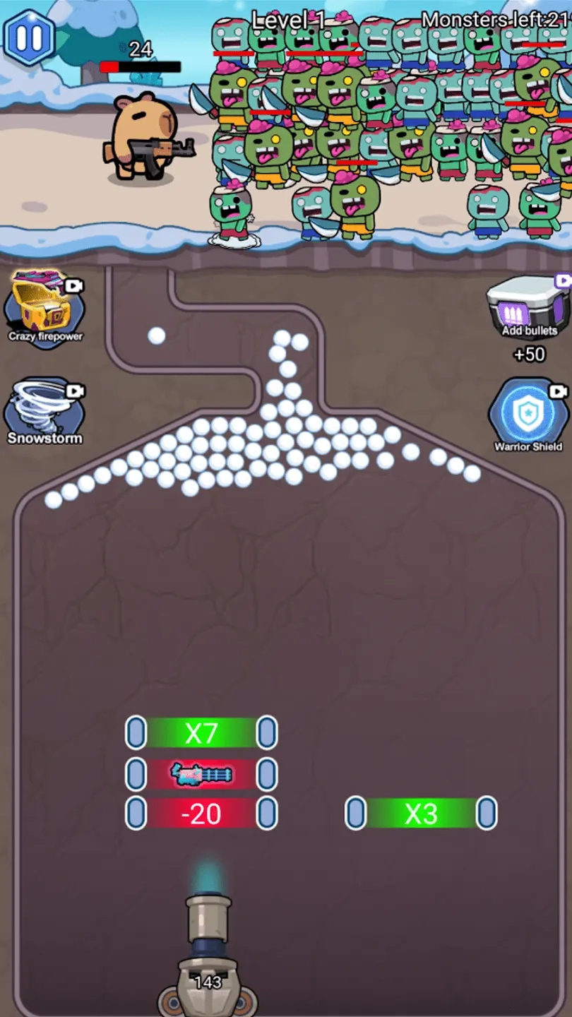 雪球子弹倍增器游戏最新版图3