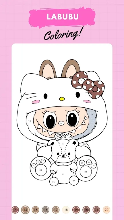 拉布布数字填色游戏手机版图3