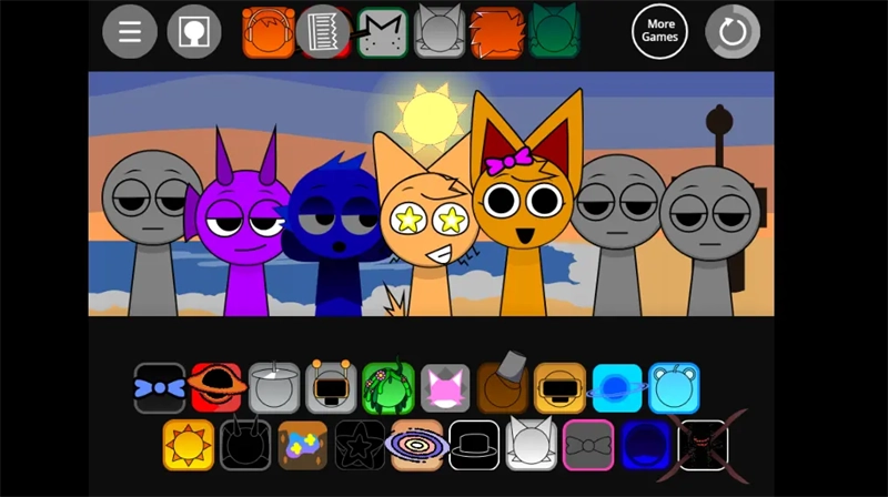 节奏盒子JustSprunkinAround游戏(节奏盒子Sproonki音乐大赛)图2