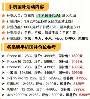國補手機政策2025最新消息 手機國補怎么領取具體操作方法 國補手機政策2025最新消息 手機國補怎么領取具體操作方法