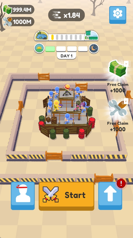 堡垒卫士游戏(DefendCityMergeShootIdle)图1