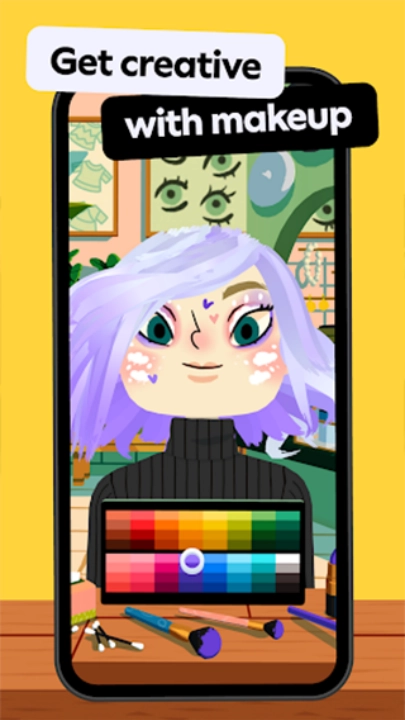 托卡美發(fā)沙龍4可化妝安卓免費(fèi)(HairSalon4安裝器)截圖3