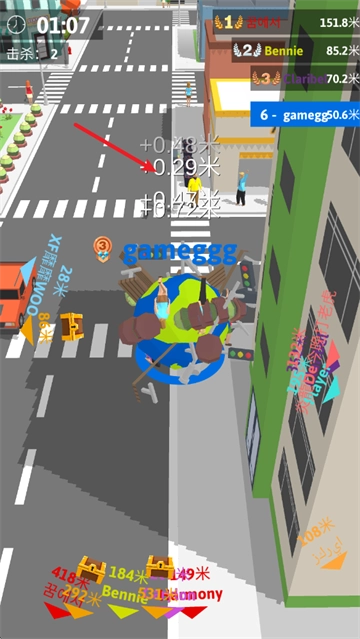 滚动大作战游戏