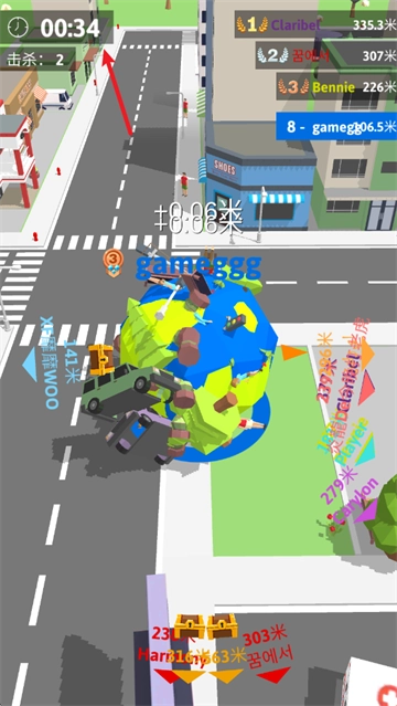 滚动大作战游戏