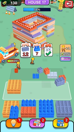 彩色积木建造者游戏(ColorfulBrickBuilder)图5