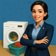 3D自助洗衣店游戏