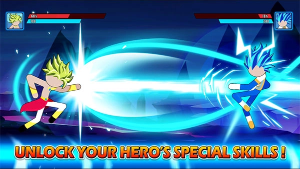 火柴人悟空格斗截圖2