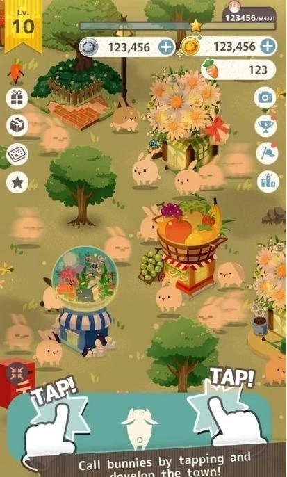 可爱超载的兔子