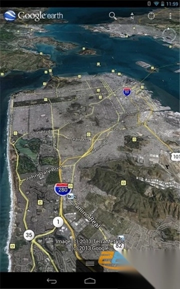 谷歌地球2025高清卫星地图手机版v10.81.0.1中文安卓版图1