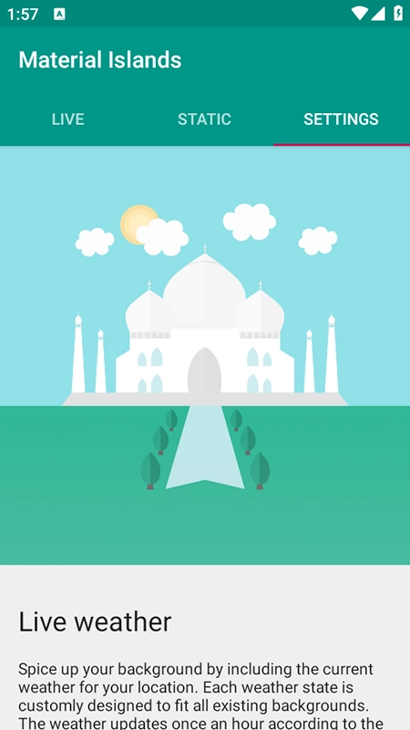 质感小岛(MaterialIslands)壁纸免费安装最新版