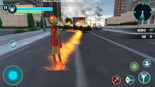 蜘蛛绳索火柴人-图1